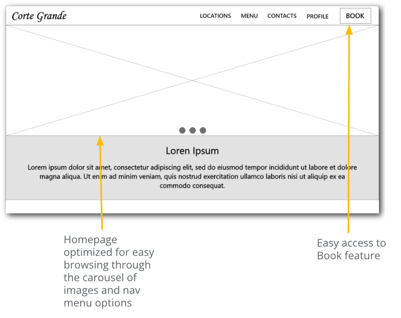 first wireframe